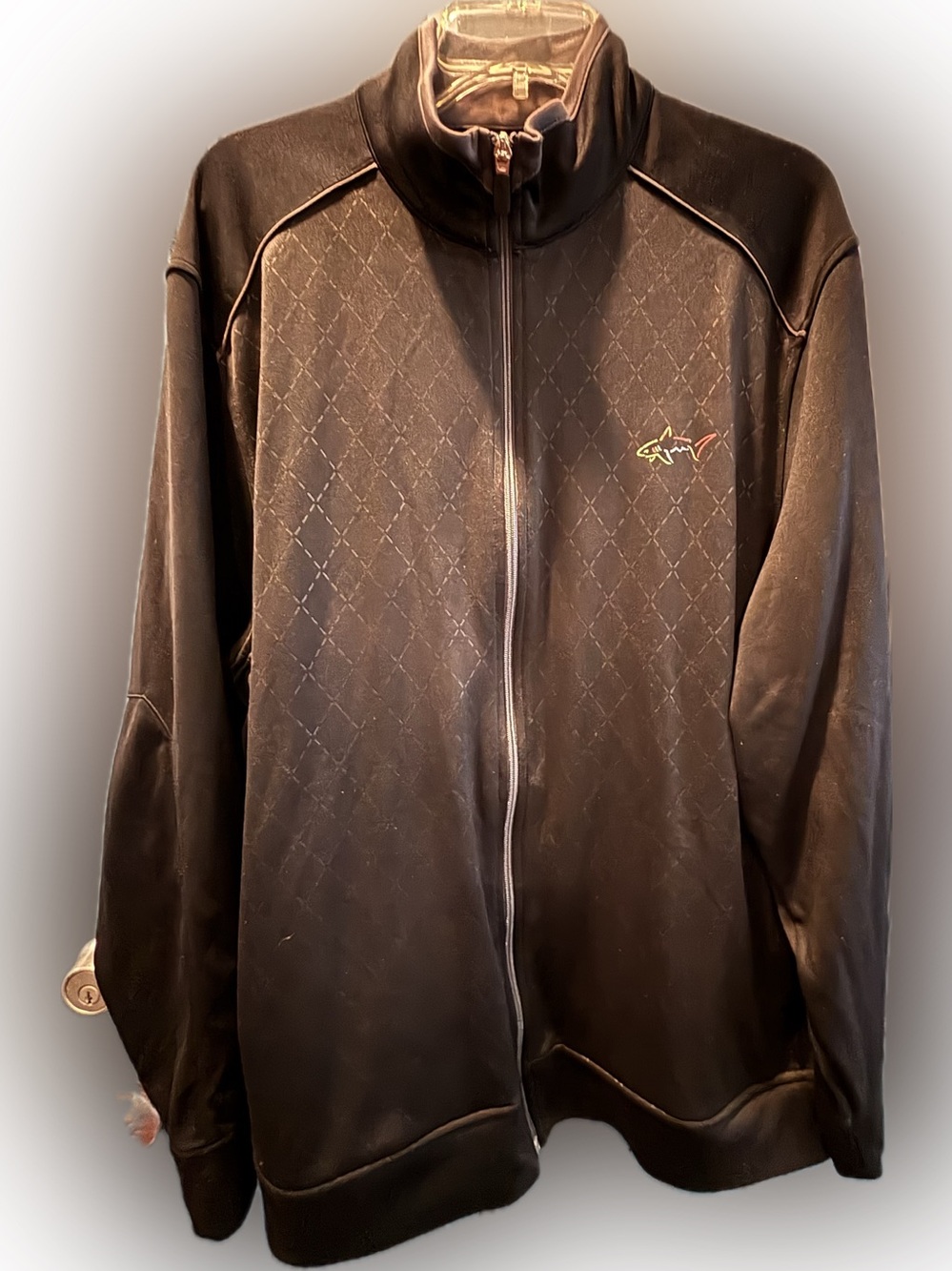 Greg Norman men’s 2XL full zip up polyester jacket ,used